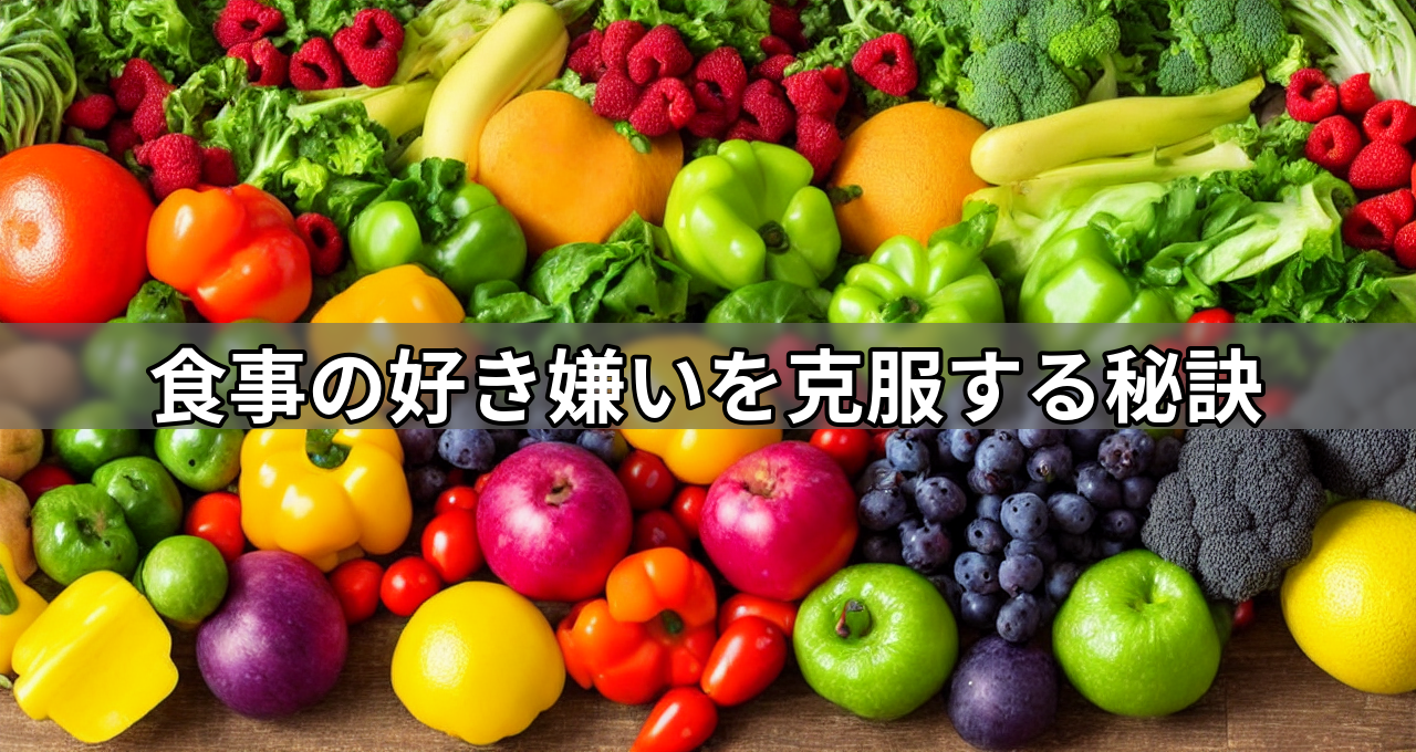 食事の好き嫌いを克服する秘訣
