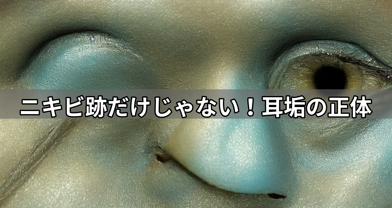 ニキビ跡だけじゃない!耳垢の正体