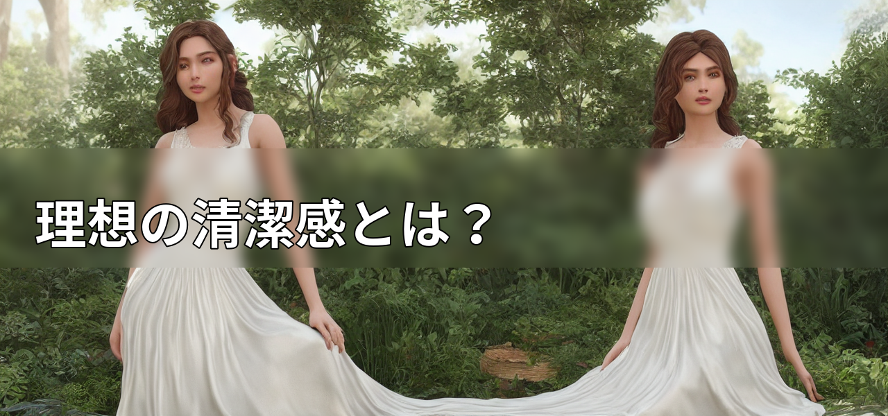 理想の清潔感とは?の画像