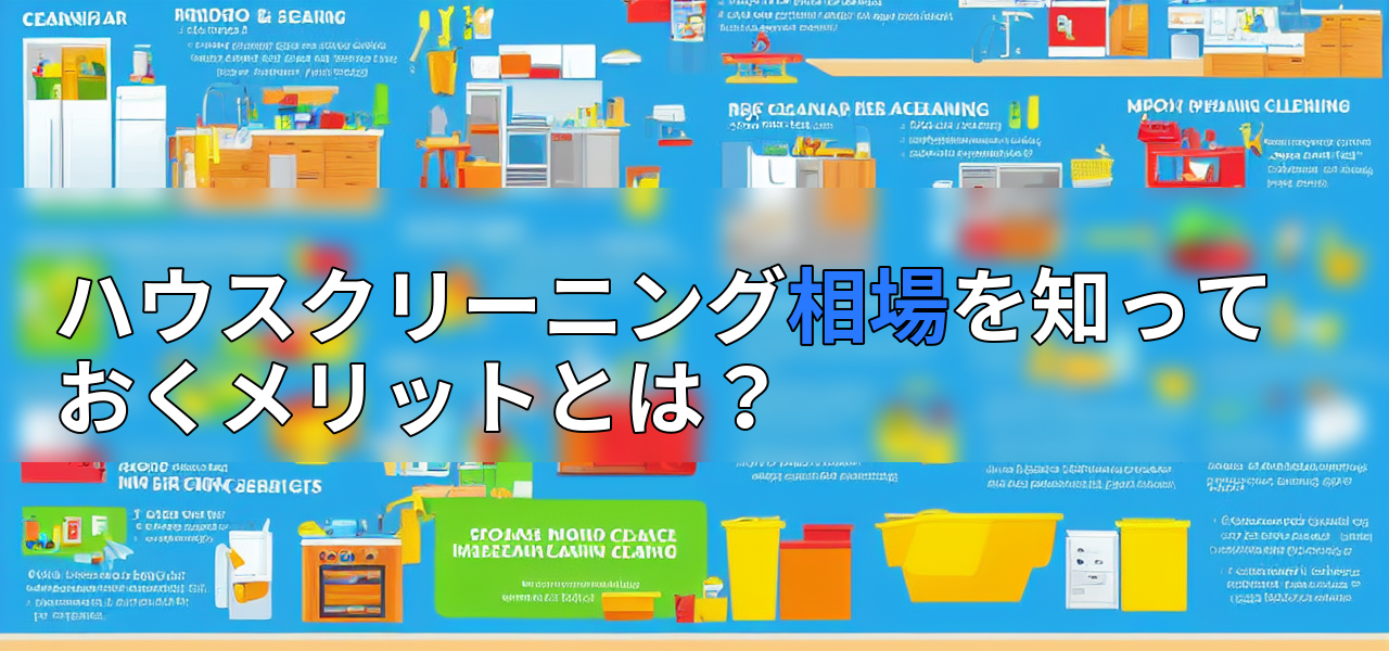 ハウスクリーニング相場を知っておくメリットとは?の画像