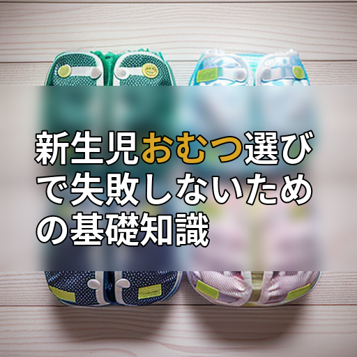 新生児おむつ選びで失敗しないための基礎知識の画像
