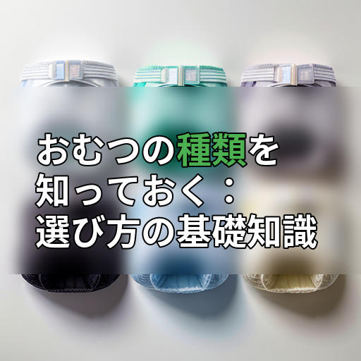 おむつの種類を知っておく:選び方の基礎知識の画像