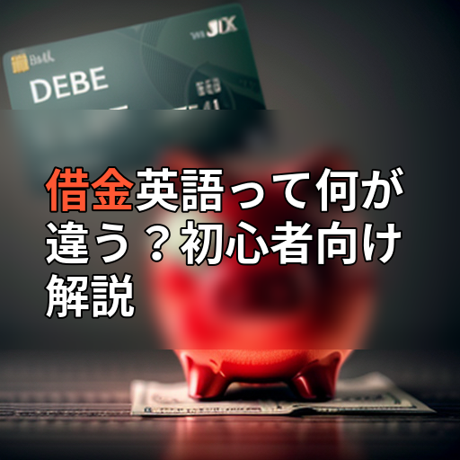 借金英語って何が違う?初心者向け解説の画像