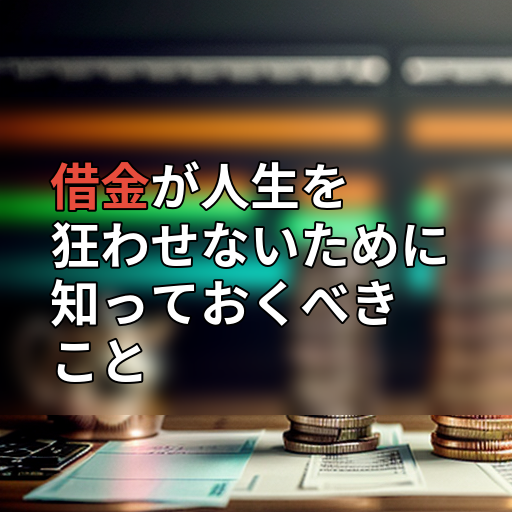 借金が人生を狂わせないために知っておくべきことの画像