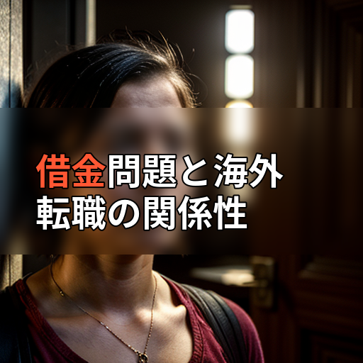 借金問題と海外転職の関係性の画像