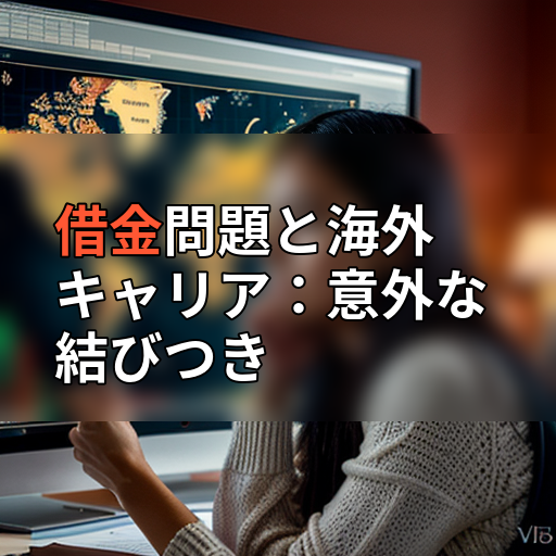 借金問題と海外キャリア:意外な結びつきの画像