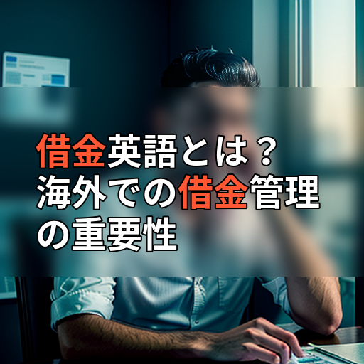 借金英語とは?海外での借金管理の重要性の画像