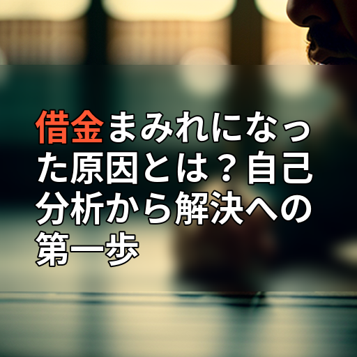 借金まみれになった原因とは?自己分析から解決への第一歩の画像