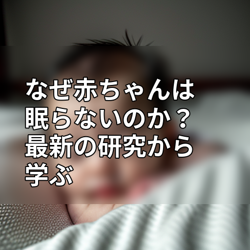 なぜ赤ちゃんは眠らないのか? 最新の研究から学ぶの画像