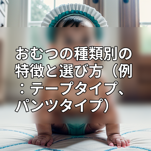 おむつの種類別の特徴と選び方(例:テープタイプ、パンツタイプ)の画像