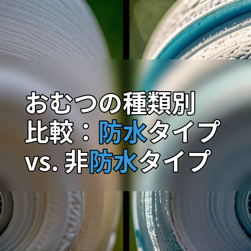 おむつの種類別比較:防水タイプ vs. 非防水タイプの画像