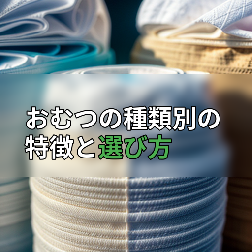 おむつの種類別の特徴と選び方の画像