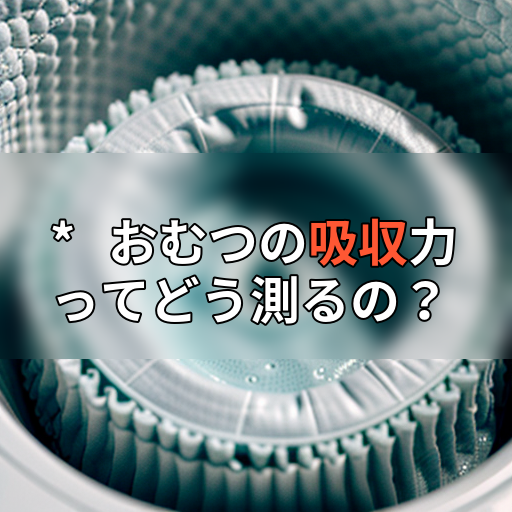 * おむつの吸収力ってどう測るの?の画像