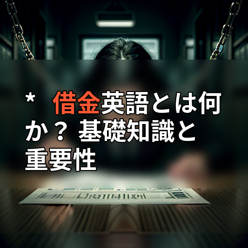 * 借金英語とは何か? 基礎知識と重要性の画像