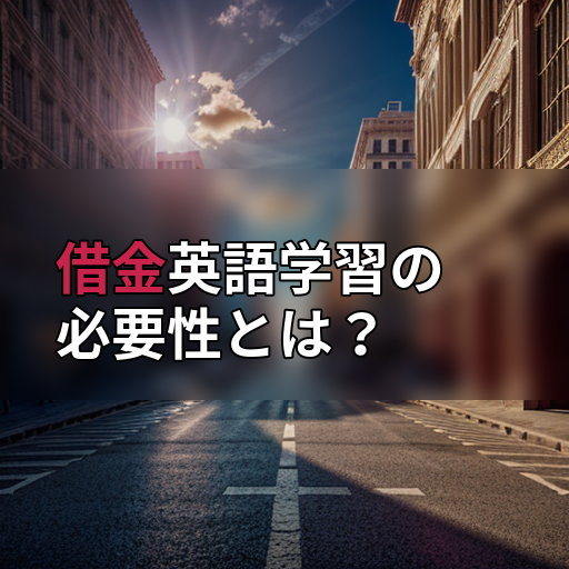 借金英語学習の必要性とは？の画像