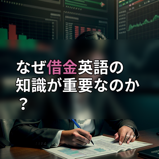 なぜ借金英語の知識が重要なのか?の画像