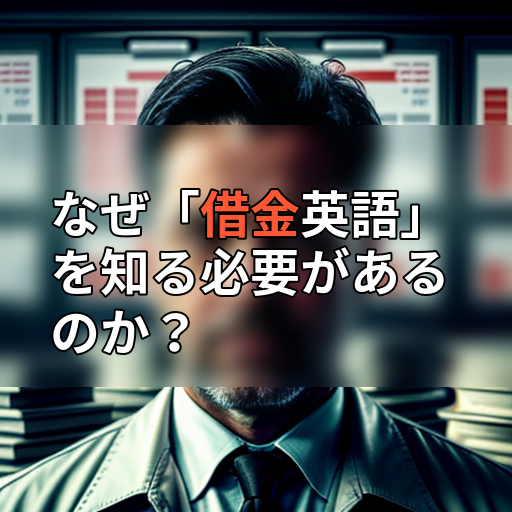 なぜ「借金英語」を知る必要があるのか?の画像