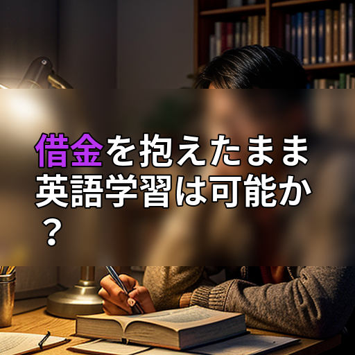 借金を抱えたまま英語学習は可能か?の画像