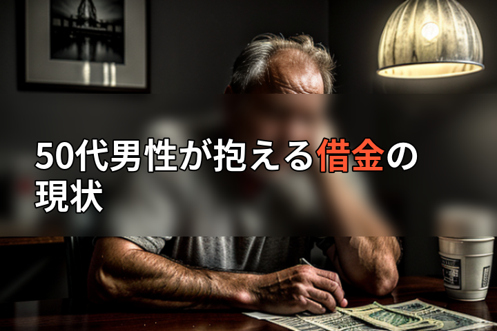50代男性が抱える借金の現状の画像