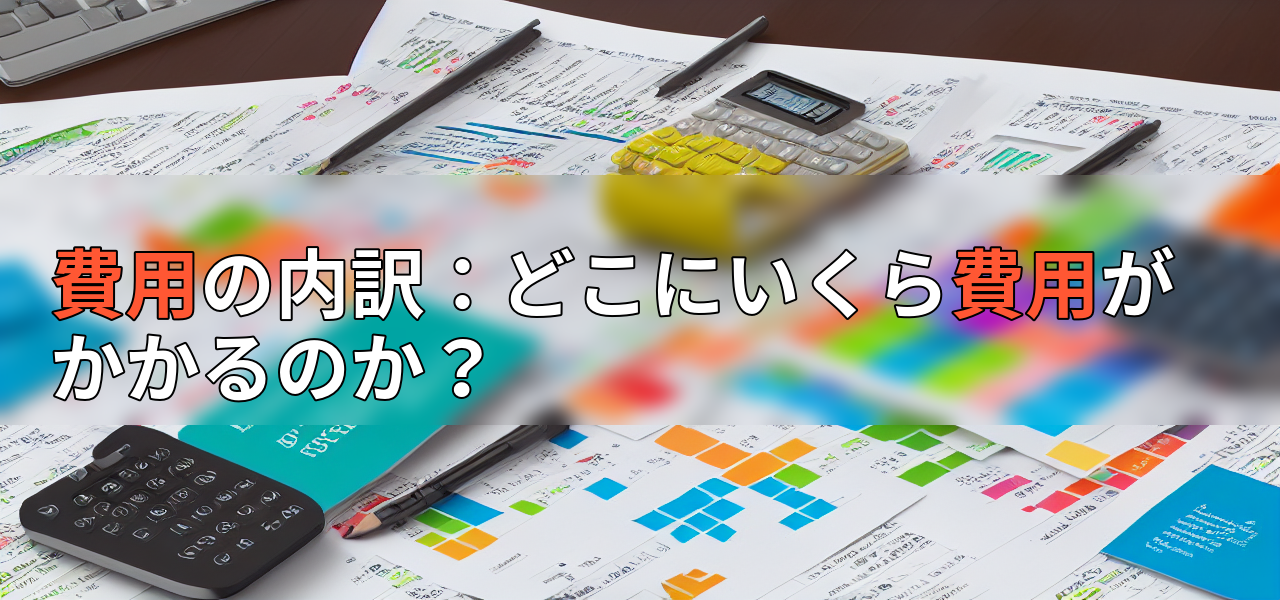費用の内訳:どこにいくら費用がかかるのか?の画像