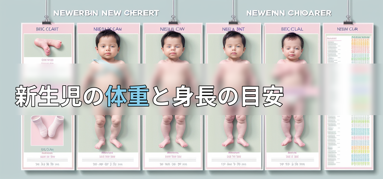 新生児の体重と身長の目安の画像
