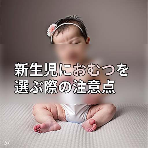 新生児におむつを選ぶ際の注意点の画像