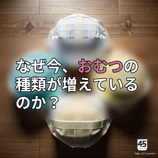 なぜ今、おむつの種類が増えているのか?の画像