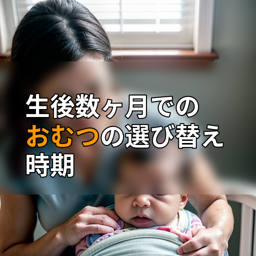 生後数ヶ月でのおむつの選び替え時期の画像