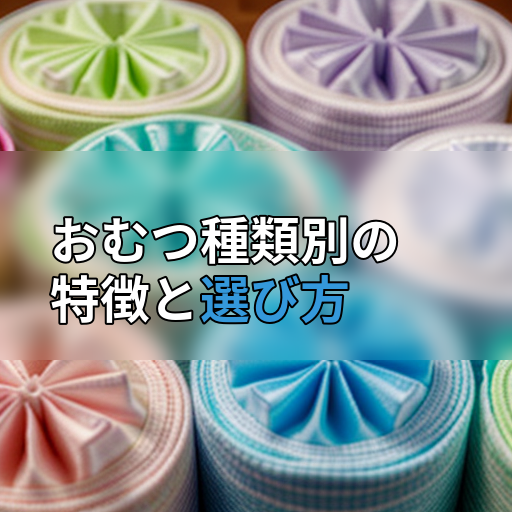 おむつ種類別の特徴と選び方の画像