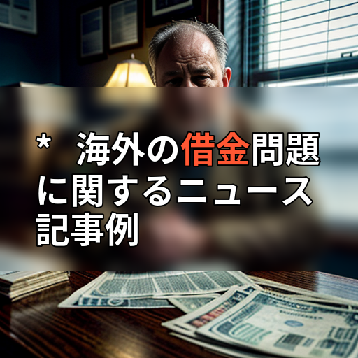 *   海外の借金問題に関するニュース記事例の画像