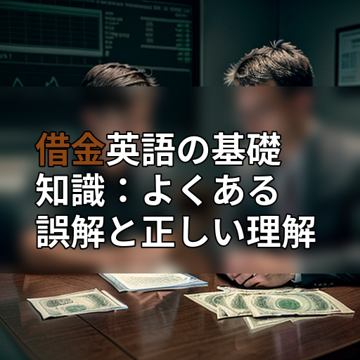 借金英語の基礎知識:よくある誤解と正しい理解の画像