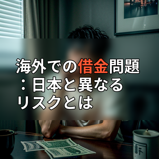 海外での借金問題:日本と異なるリスクとはの画像