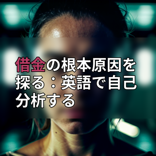 借金の根本原因を探る:英語で自己分析するの画像