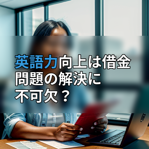 英語力向上は借金問題の解決に不可欠?の画像