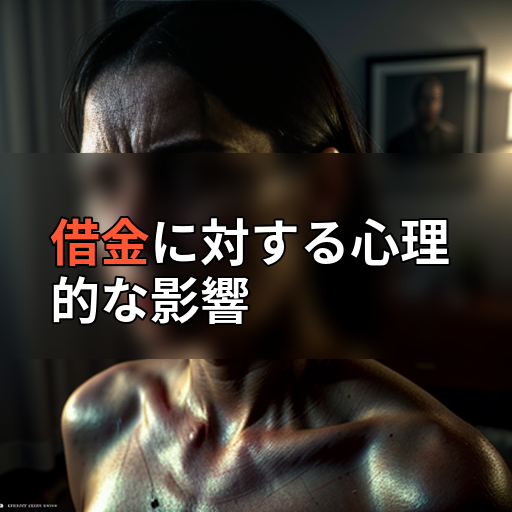借金に対する心理的な影響の画像