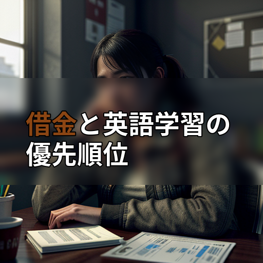 借金と英語学習の優先順位の画像