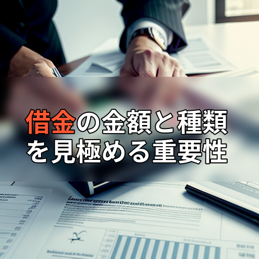 借金の金額と種類を見極める重要性の画像