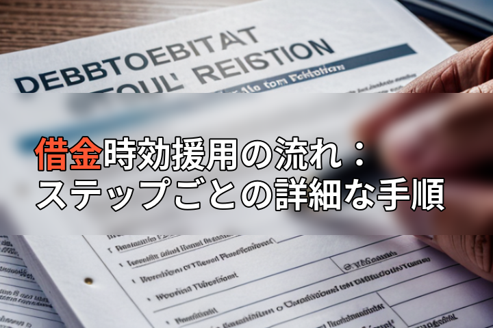 借金時効援用の流れ:ステップごとの詳細な手順の画像