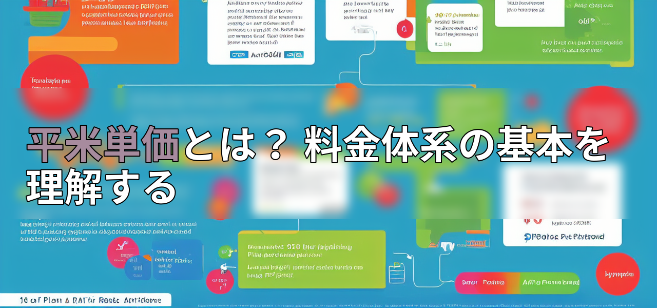 平米単価とは? 料金体系の基本を理解するの画像