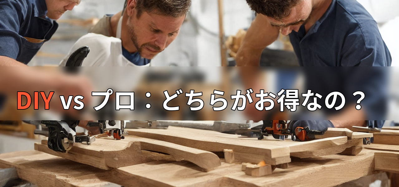 DIY vs プロ：どちらがお得なの？の画像