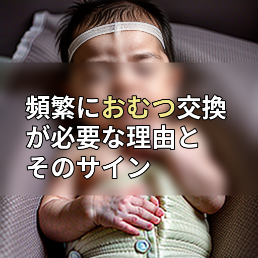 頻繁におむつ交換が必要な理由とそのサインの画像