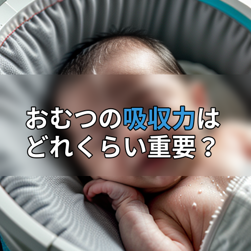 おむつの吸収力はどれくらい重要?の画像