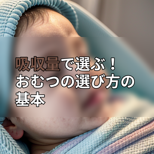 吸収量で選ぶ！おむつの選び方の基本の画像
