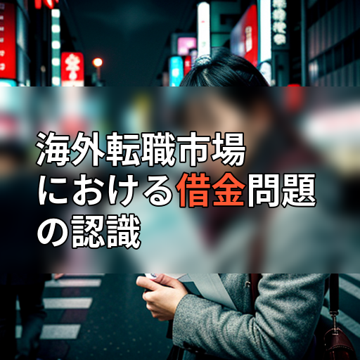 海外転職市場における借金問題の認識の画像
