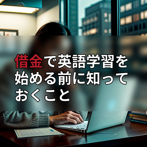 借金で英語学習を始める前に知っておくことの画像