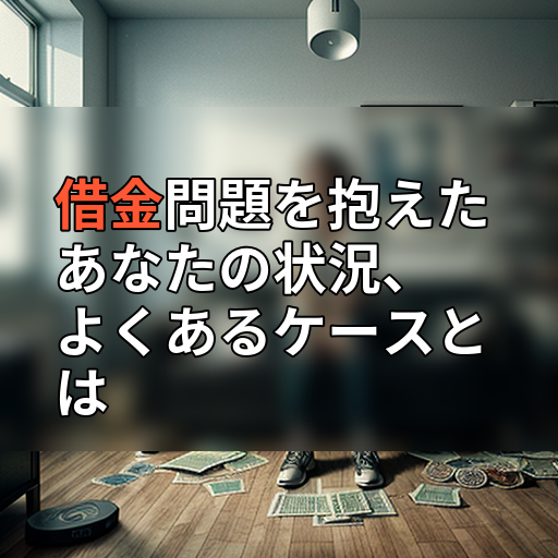 借金問題を抱えたあなたの状況、よくあるケースとはの画像