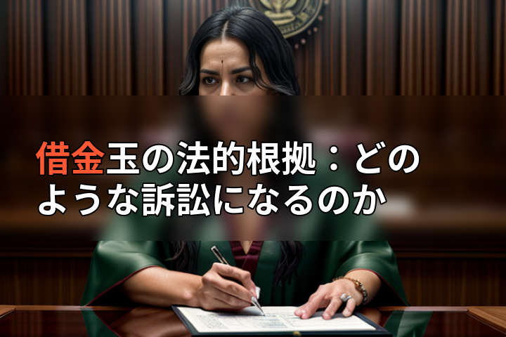 借金玉の法的根拠：どのような訴訟になるのかの画像