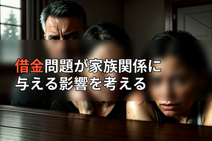 借金問題が家族関係に与える影響を考えるの画像