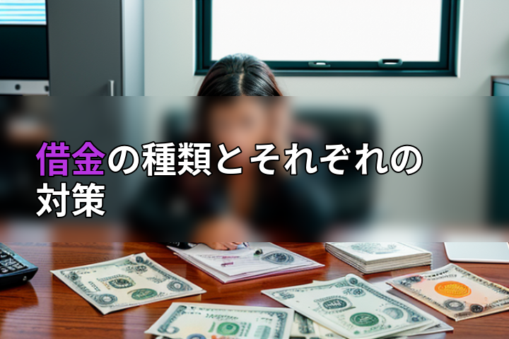 借金の種類とそれぞれの対策の画像