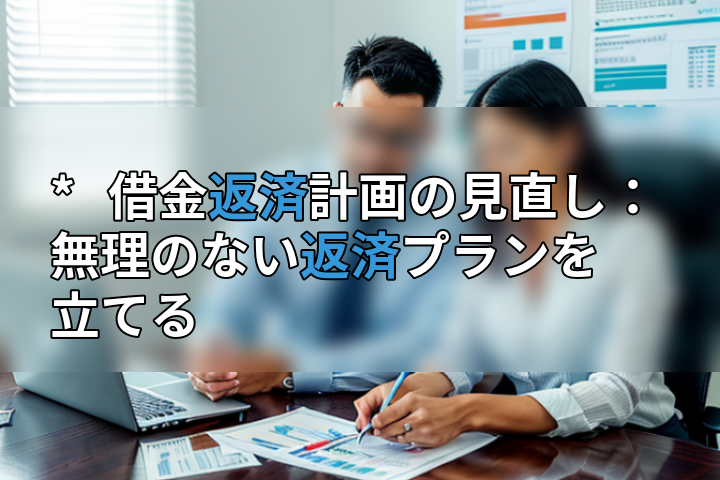 * 借金返済計画の見直し:無理のない返済プランを立てるの画像